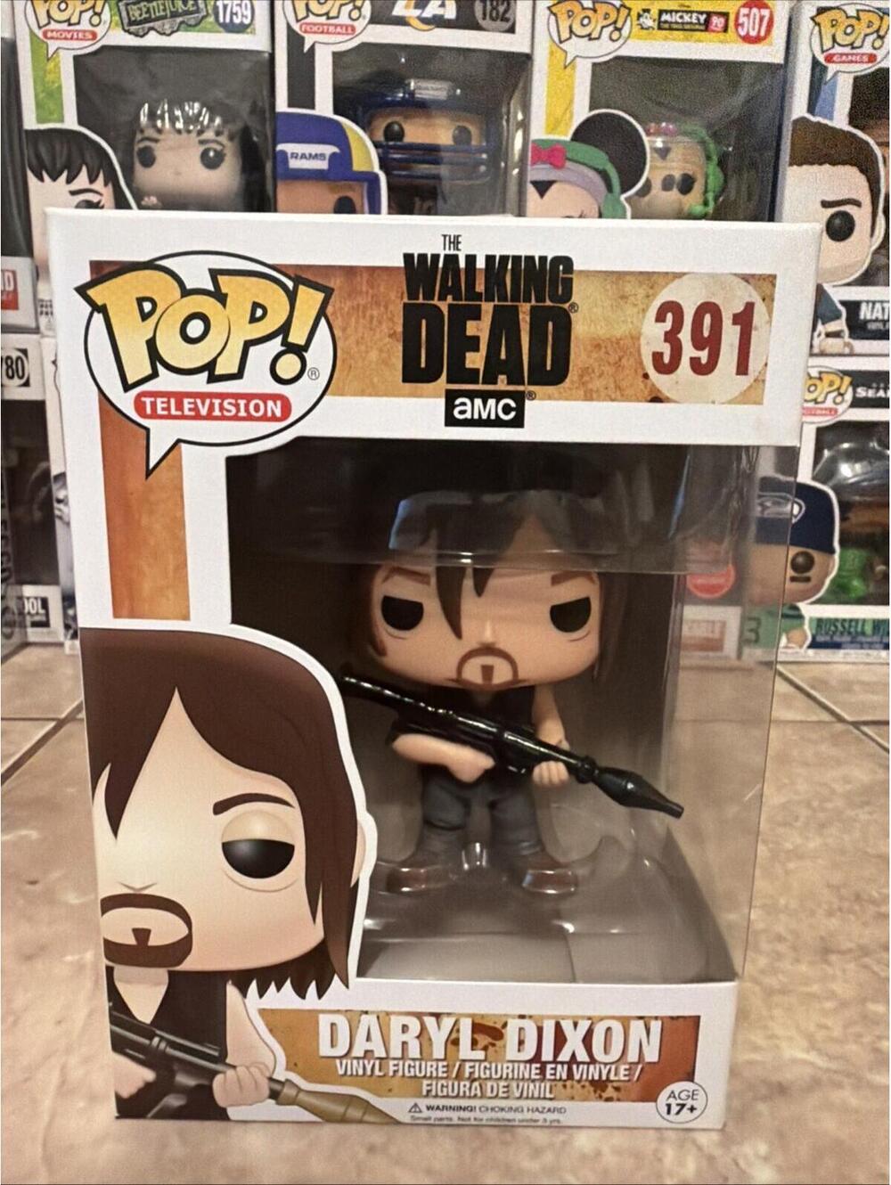 Funko Pop! The Walking Dead Daryl Dixon #391 Vinyl Figure w/Protector
